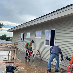 Construction Cedar Creek Lake